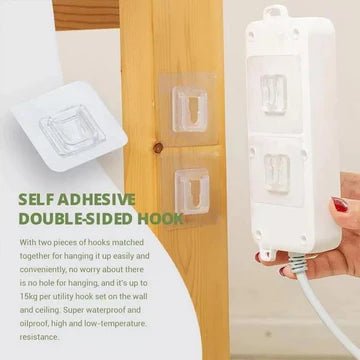Self Adhesive Double Sided Hook - All-In-One Store