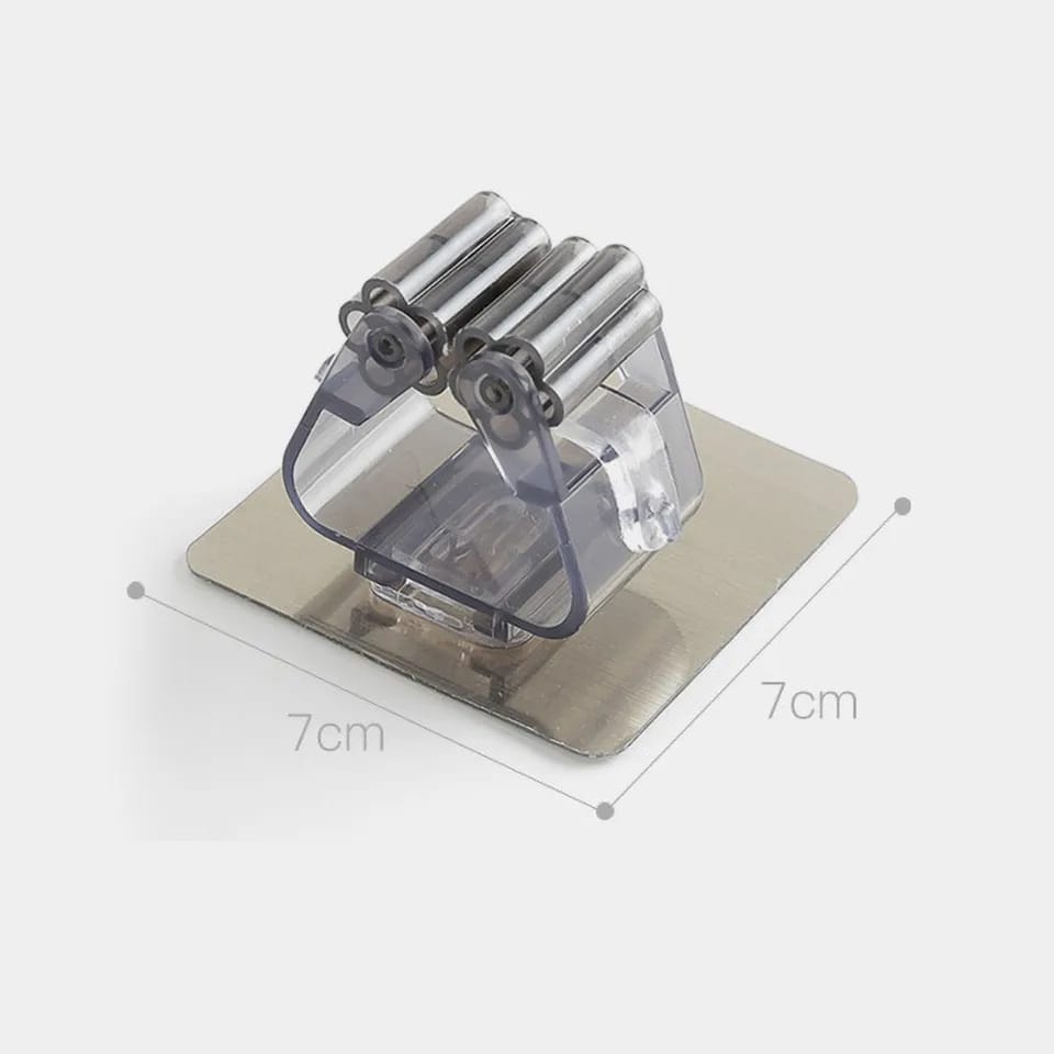 Self-Adhesive Mop Holder - All-In-One Store