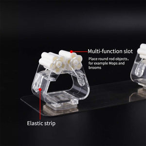 Self-Adhesive Mop Holder - All-In-One Store