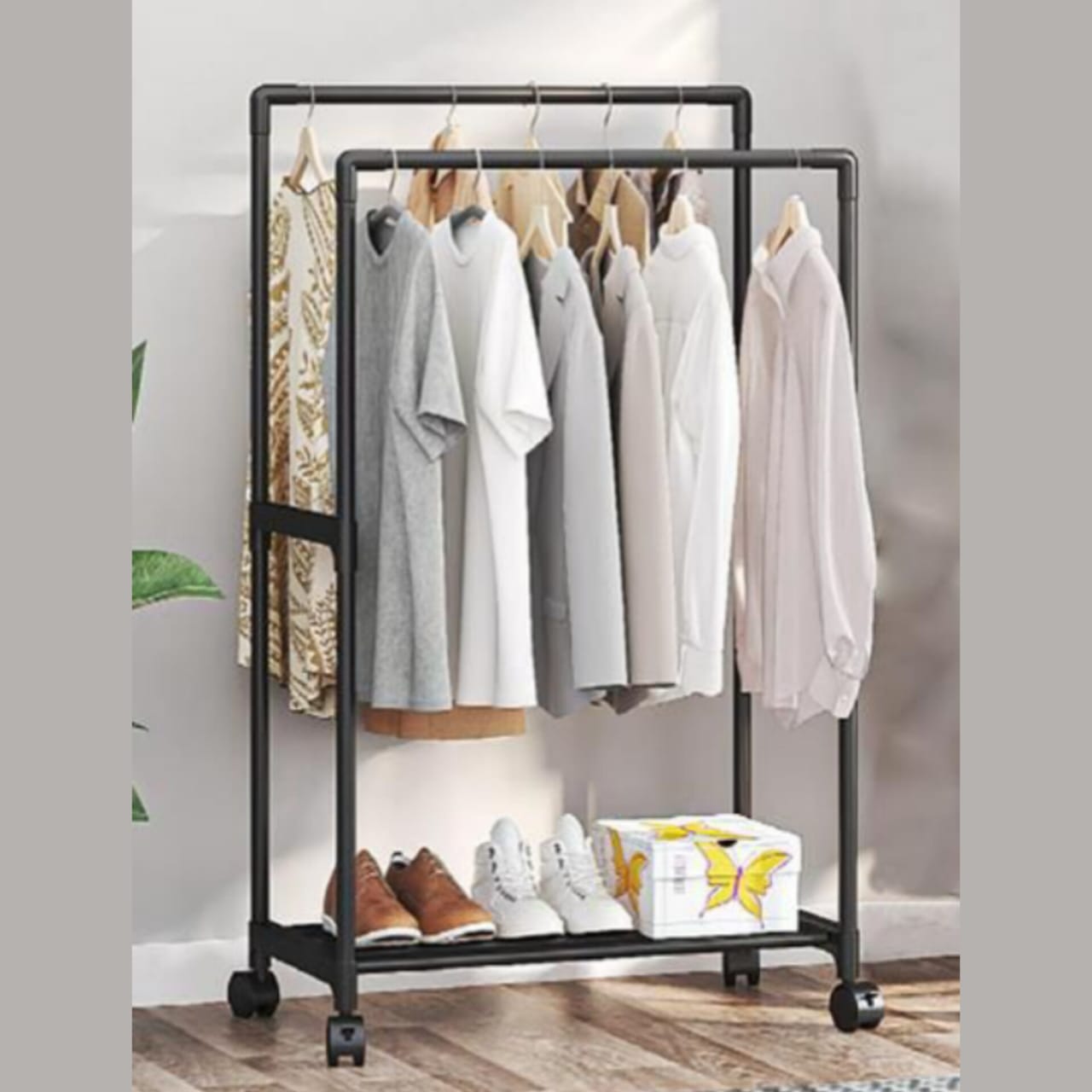 Shoe-Shelf Clothes Rack - All-In-One Store