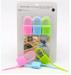 Silicone Lock Shape Cable Tie - All-In-One Store