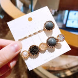 Simulated Pearl Hairclips (2 pcs) - All-In-One Store