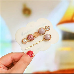 Simulated Pearl Hairclips (2 pcs) - All-In-One Store
