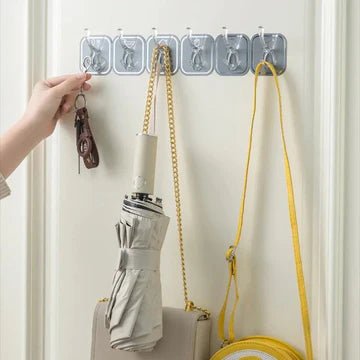 Six Rows Sticky Hooks - All-In-One Store