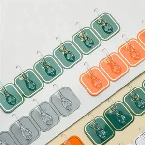 Six Rows Sticky Hooks - All-In-One Store