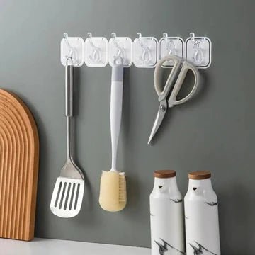 Six Rows Sticky Hooks - All-In-One Store