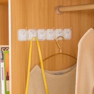 Six Rows Sticky Hooks - All-In-One Store