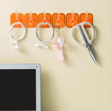 Six Rows Sticky Hooks - All-In-One Store
