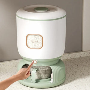 Sleek Design Rice & Egg Storage Bucket - All-In-One Store