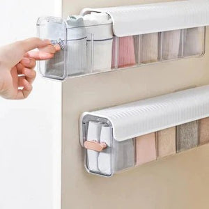 Space-Efficient Wall Mounted 6 Portion Dispaly Box - All-In-One Store