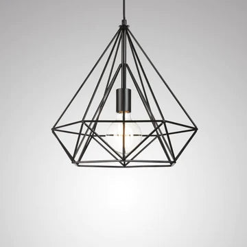 Sparkling Diamond Drop Pendant Lamp with vintage edison bulb - All-In-One Store