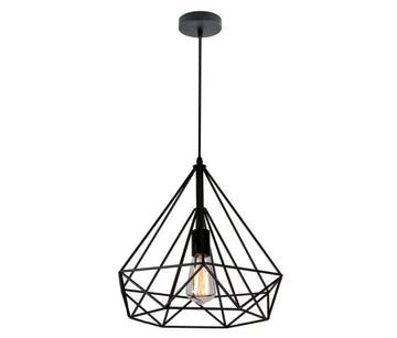 Sparkling Diamond Drop Pendant Lamp with vintage edison bulb - All-In-One Store