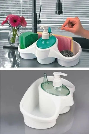Sponge with Detergent Container - Boxed - All-In-One Store