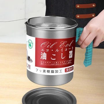 Stainless Steel Oil Filter Pot - All-In-One Store