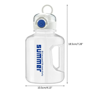 summer outdoor water bottle with straw - All-In-One Store