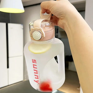 summer outdoor water bottle with straw - All-In-One Store