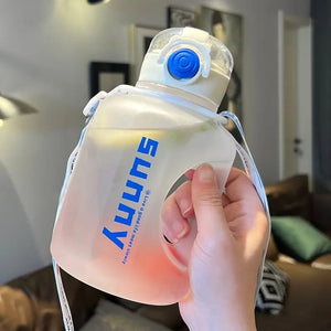 summer outdoor water bottle with straw - All-In-One Store