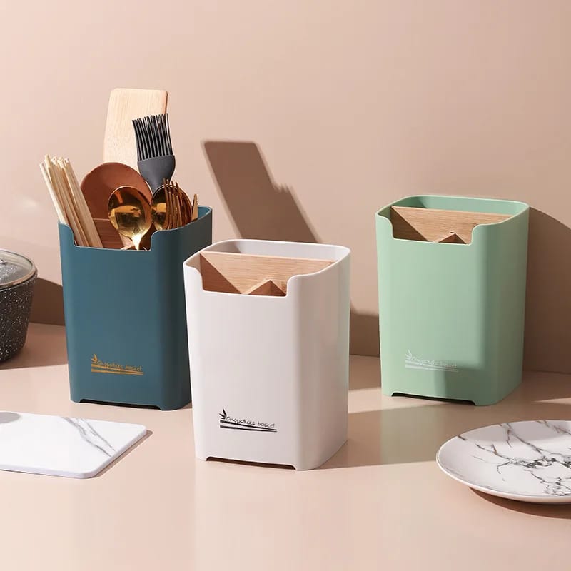 Tableware Wood Chopstick Cage - All-In-One Store