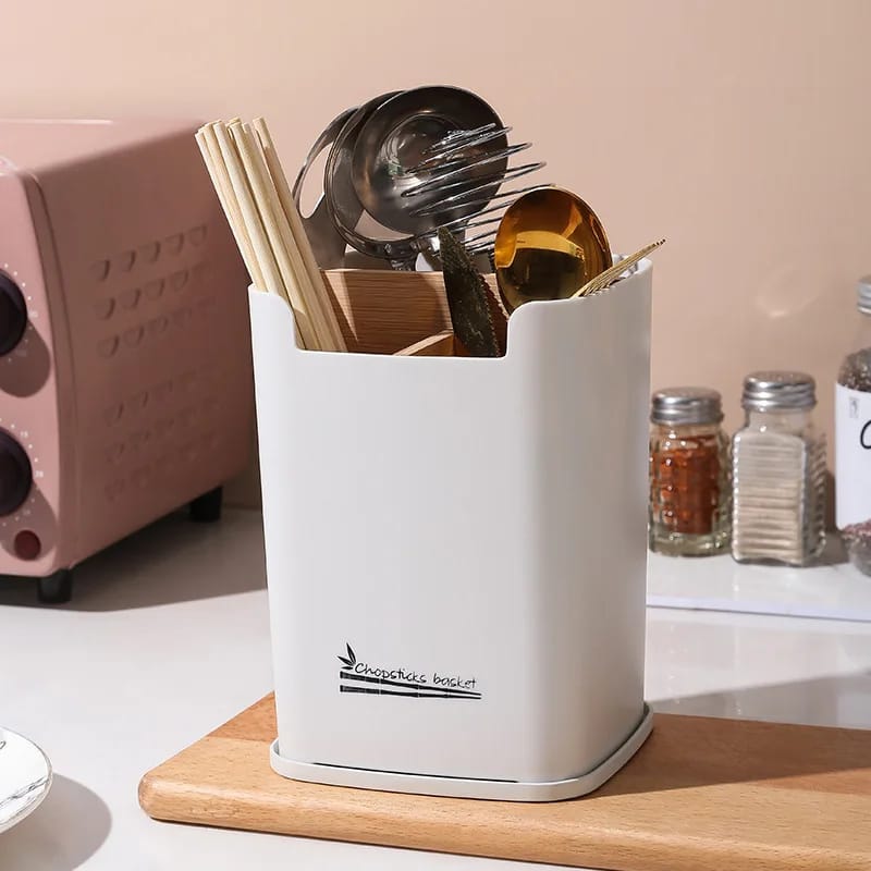 Tableware Wood Chopstick Cage - All-In-One Store