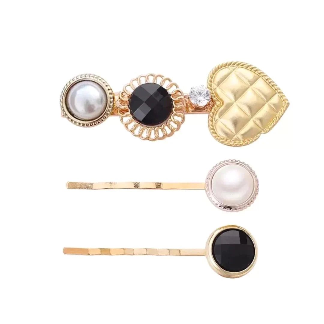 Three Pcs Hair Clips Set - All-In-One Store