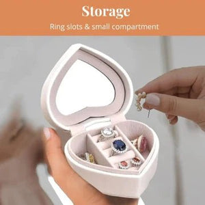 Tiny Heart Jewelry Case - All - In - One Store