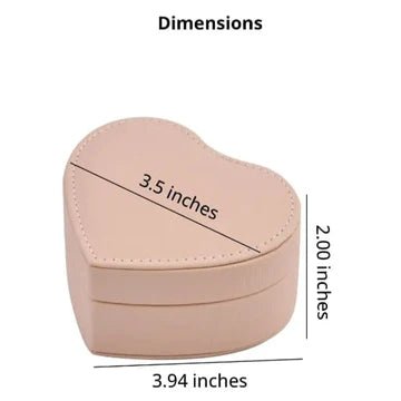 Tiny Heart Jewelry Case - All - In - One Store