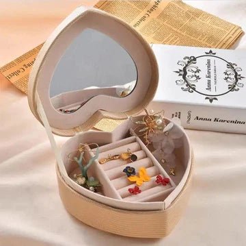 Tiny Heart Jewelry Case - All - In - One Store