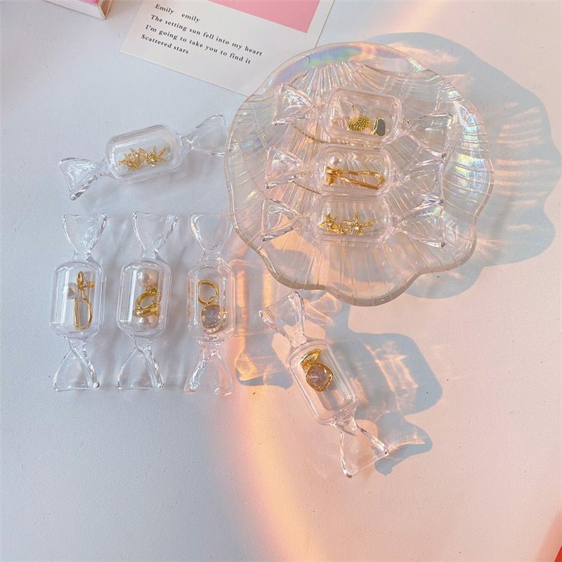 Transparent Candy Shape Box (Pack Of 6) - All-In-One Store