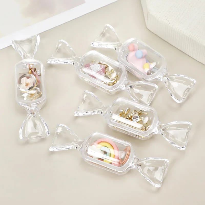 Transparent Candy Shape Box (Pack Of 6) - All-In-One Store