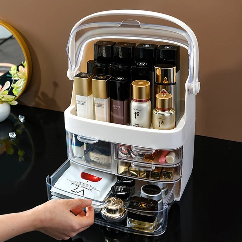 Transparent Cosmetics Storage Box - All-In-One Store