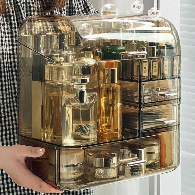 Transparent Multilayer Cosmetic Organizer - All-In-One Store