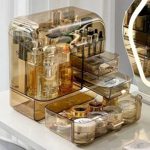 Transparent Multilayer Cosmetic Organizer - All-In-One Store