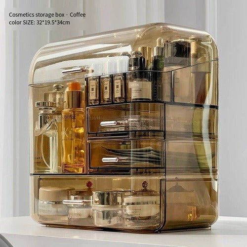 Transparent Multilayer Cosmetic Organizer - All-In-One Store