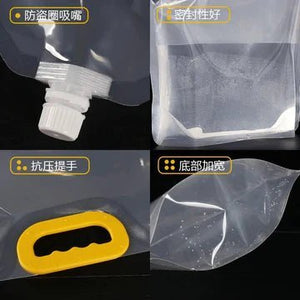 Transparent Plastic Spout Pouch - All-In-One Store
