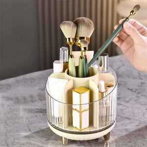 Transparent Rotating Makeup Storage Box - All-In-One Store