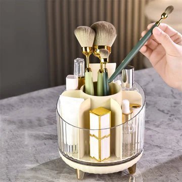 Transparent Rotating Makeup Storage Box - All-In-One Store