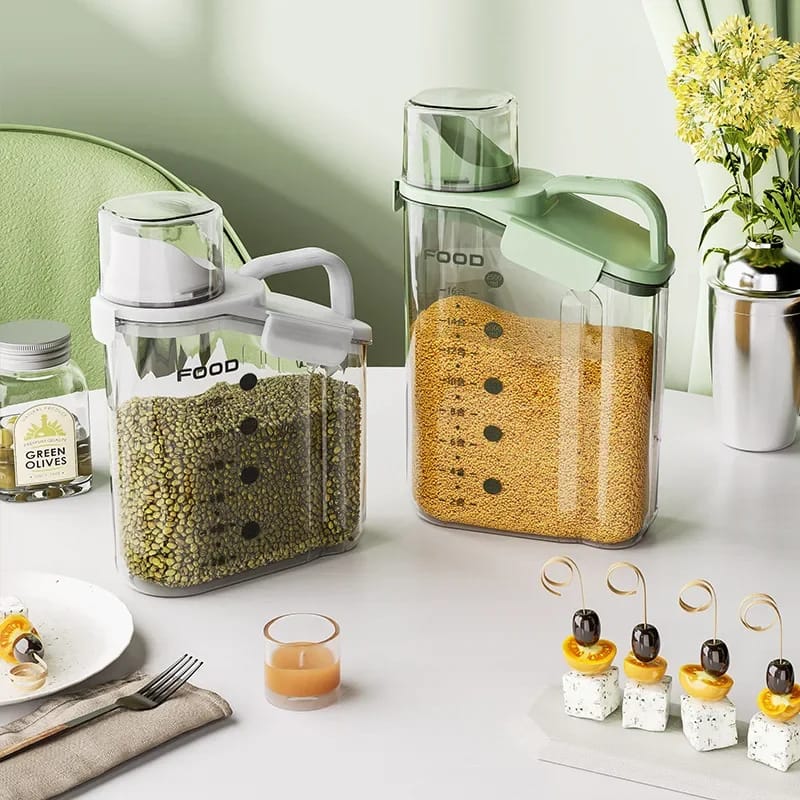 Transparent Sealed Storage Jar - All-In-One Store