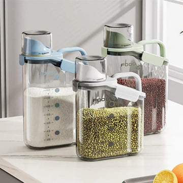 Transparent Sealed Storage Jar - All-In-One Store