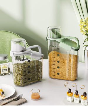 Transparent Sealed Storage Jar - All-In-One Store