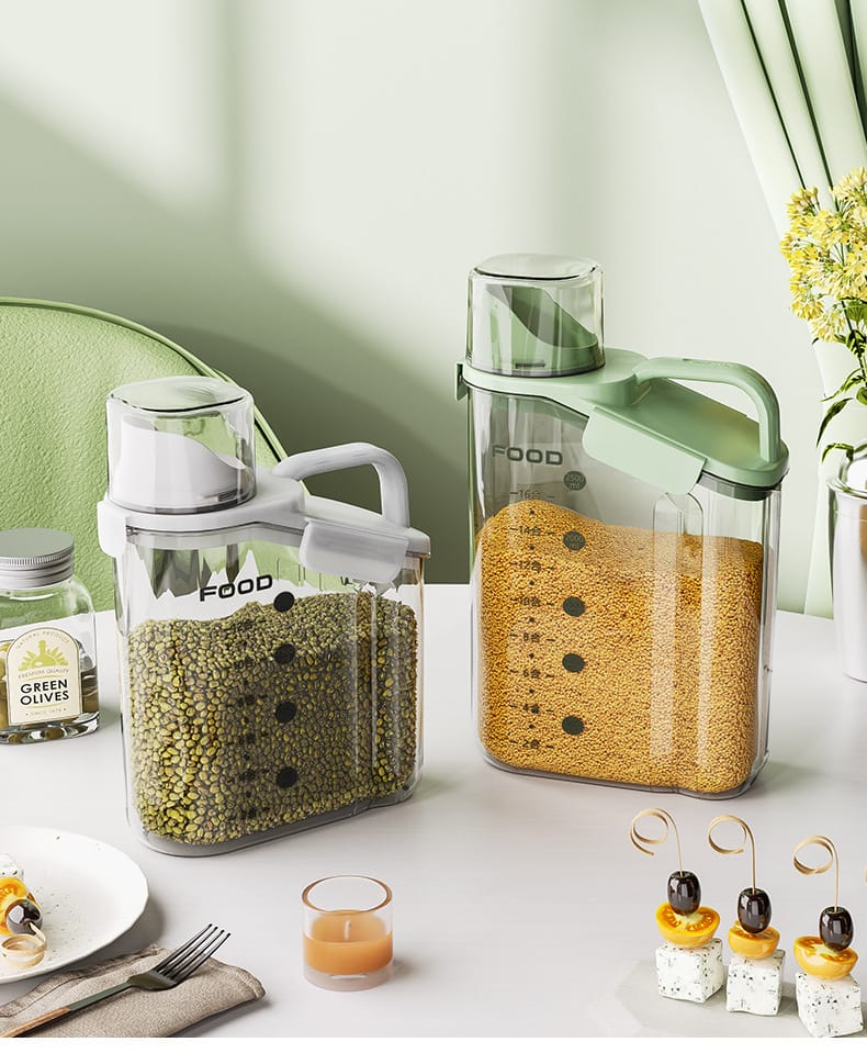 Transparent Sealed Storage Jar - All-In-One Store