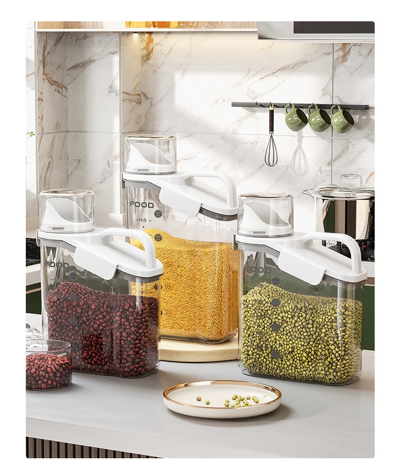 Transparent Sealed Storage Jar - All-In-One Store