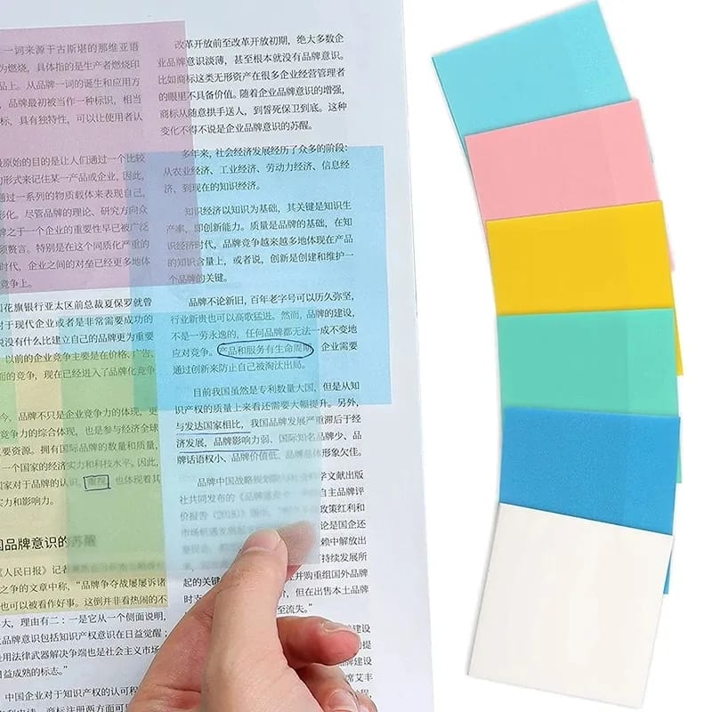 Transparent Waterproof and Traceable Sticky Notes - All-In-One Store