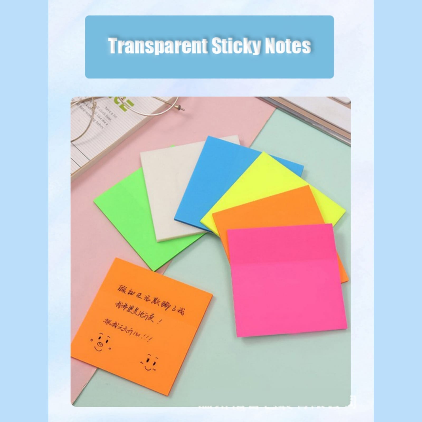 Transparent Waterproof and Traceable Sticky Notes – All-In-One Store