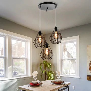 Triple Cage Pendant Lamp - All-In-One Store