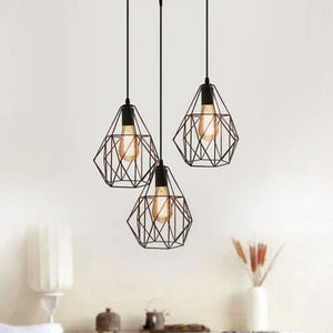 Triple Cage Pendant Lamp - All-In-One Store