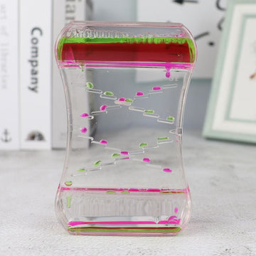 Two-colour Crystal Oil Drop Hour Glass - All-In-One Store
