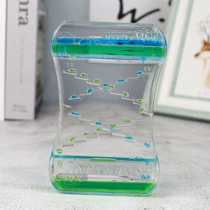 Two-colour Crystal Oil Drop Hour Glass - All-In-One Store