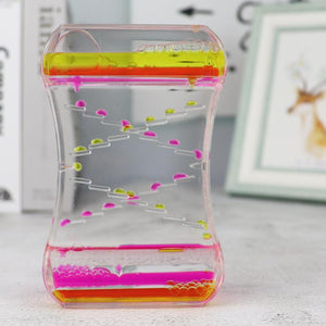 Two-colour Crystal Oil Drop Hour Glass - All-In-One Store