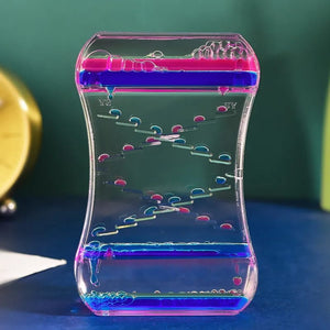 Two-colour Crystal Oil Drop Hour Glass - All-In-One Store