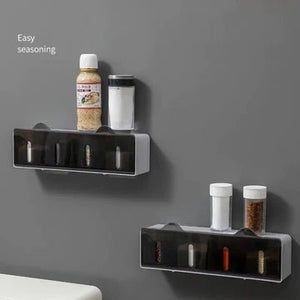 Wall Mounted Spice Storage Rack - All-In-One Store